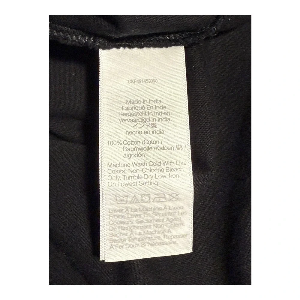 NEW Madewell Puff Sleeve Top Knit Tee Short Sleeve Jet Black Size XS - Picture 7 of 8
